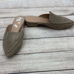 Cole Haan Women's Taupe Suede Mules